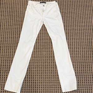 Vintage Versace Couture White Straight-Leg Pants